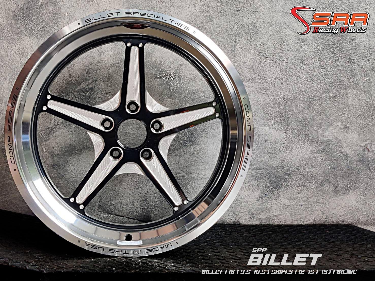 SPP : BILLET 18X9.5 - 10.5 5X114.3 12/15 B/LMIC