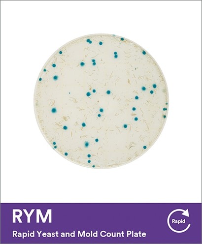 RYM แผ่นอาหารเลี้ยงเชื้อสำเร็จรูปแบบรวดเร็วสำหรับ Yeast and Mold 3M™ Petrifilm™