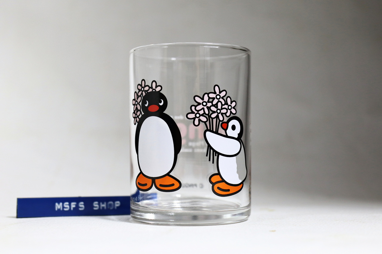 [Vintage] แก้วน้ำ Pingu