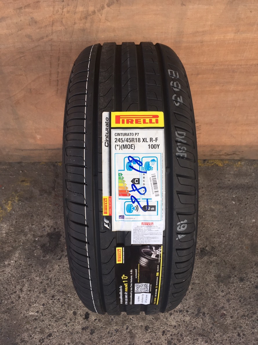 PIRELLI P7 R-F 245/45-18 เส้น 8500 ปกติ 13500 ปี18