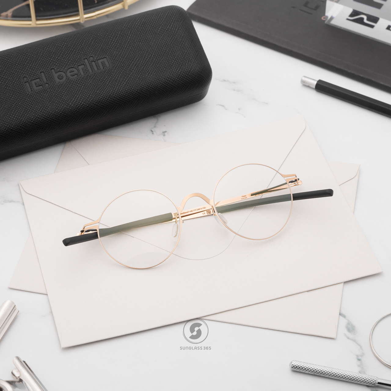 กรอบแว่น IC BERLIN Pluto Rose Gold