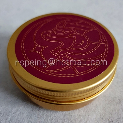กระปุกอลูมิเนียมฝาเกลียวสีทอง ลายหนุมาน
