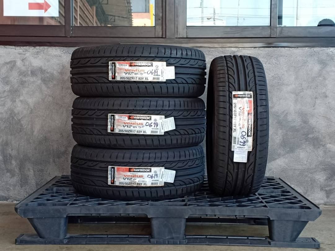 ยางใหม่ HANKOOK V12EVO2 205/50-17 เส้น 2250 เท่านั้น