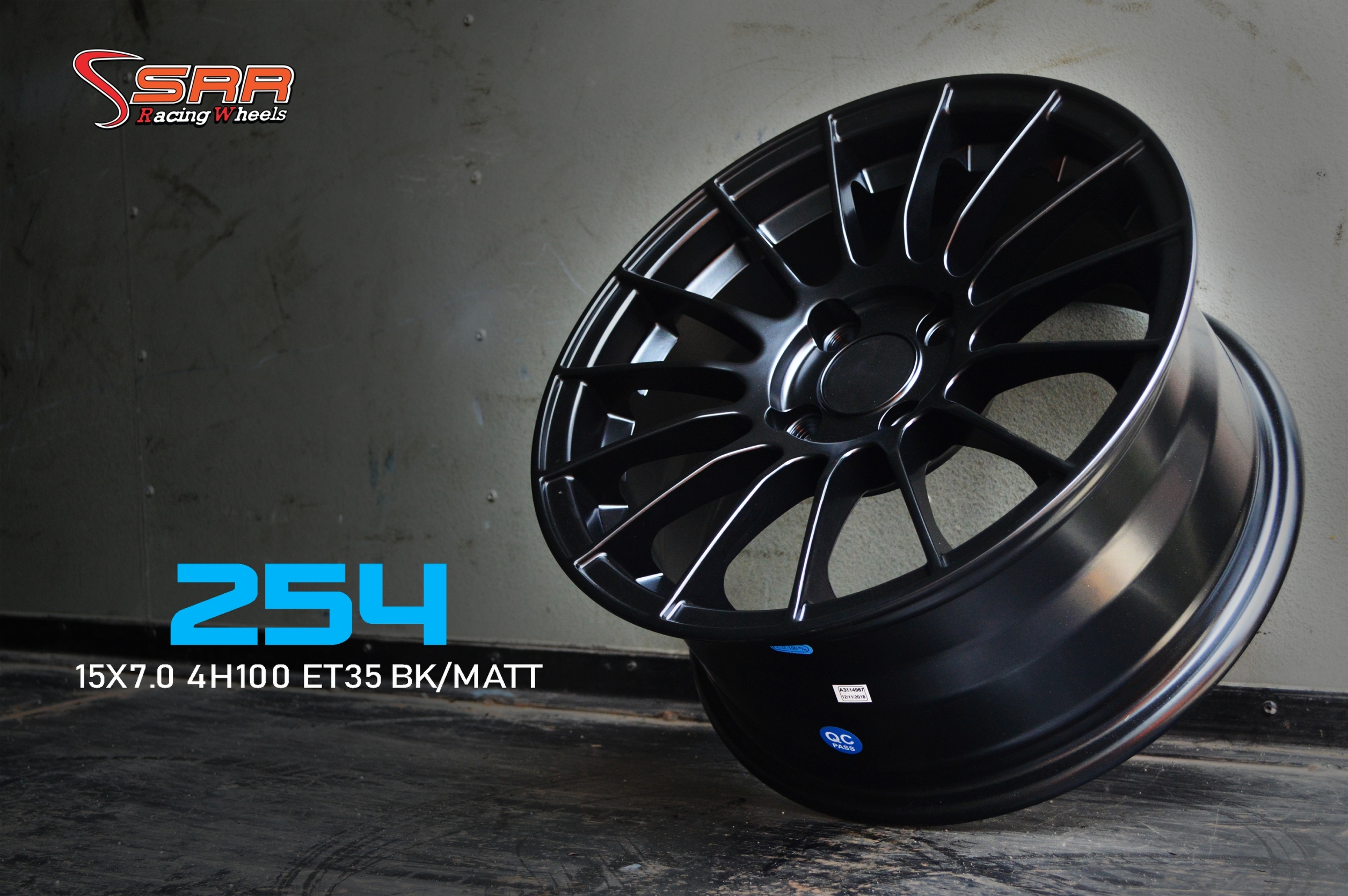 Model:ENKEI RS05RR Size:15x7.0 inch Offset:+35 pcd:4x100 Center Bore:73.1 mm Color:BKM