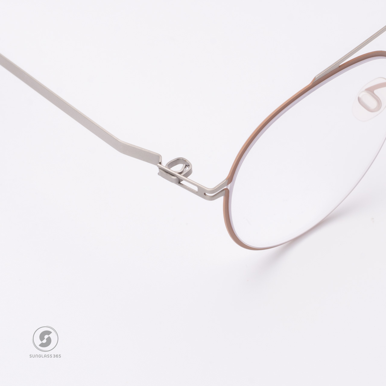 แว่นสายตา MYKITA ALMETA 572 Matte Silver Noisette Brown