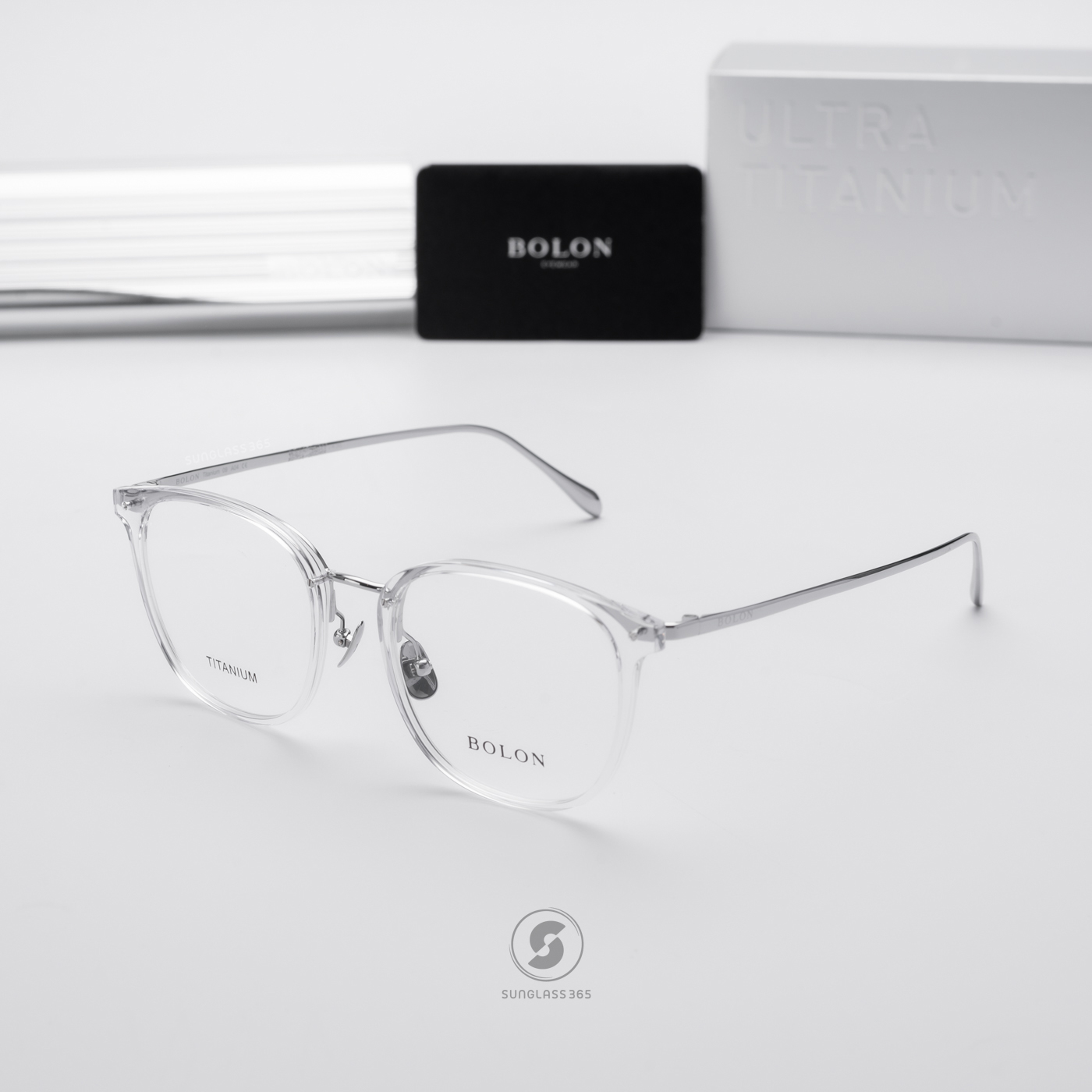 แว่นสายตา BOLON รุ่น Shinagawa BT6025 B90 Transparent Silver