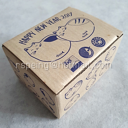 ถ้วยน้ำจิ้มเซรามิกรูปแมว Fuji Happy New Year 2017 2 ใบ