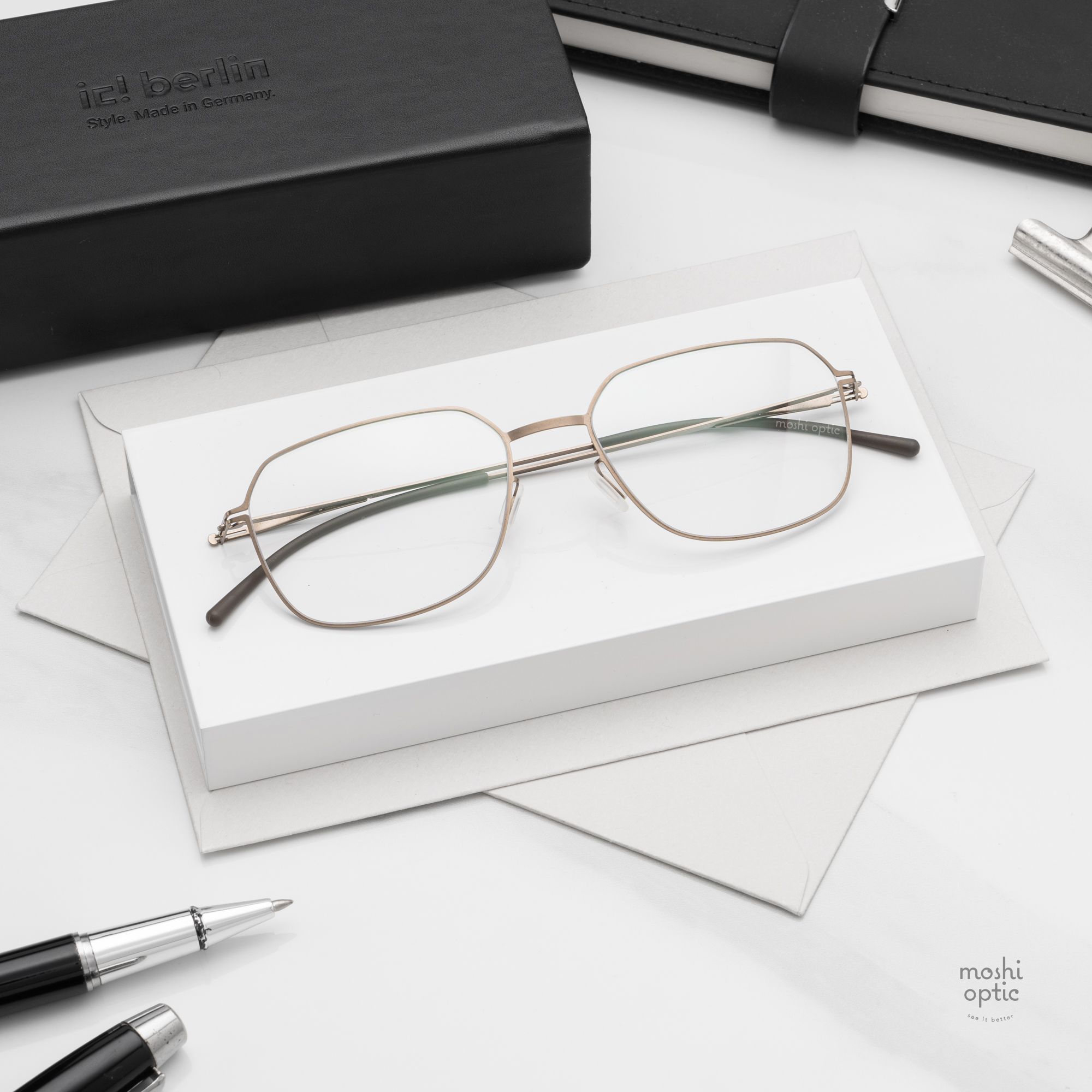 กรอบแว่น IC BERLIN Rey Bronze