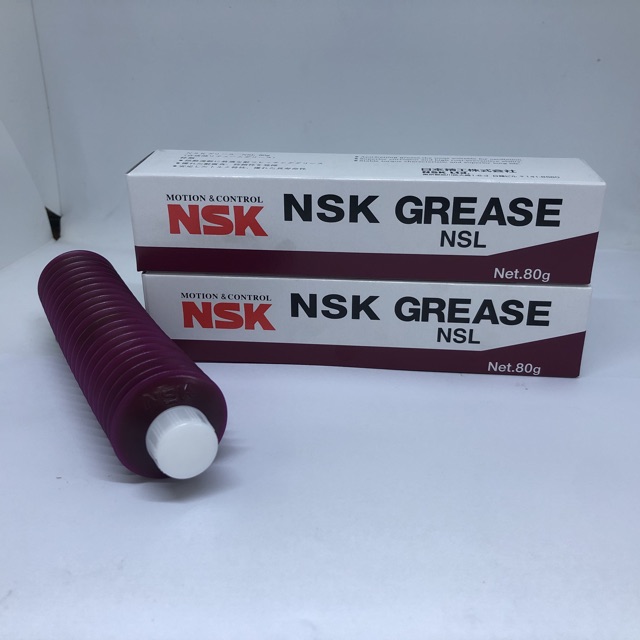 จาระบี GREASR NSK NSL จาระบีชนิดพิเศษ ใช้ในอุตสาหกรรมึถณภาพสูง ทนความร้อนต่ำ อเนกประสงค์ ซิลิโคน ทองแดง FOOD GRADE