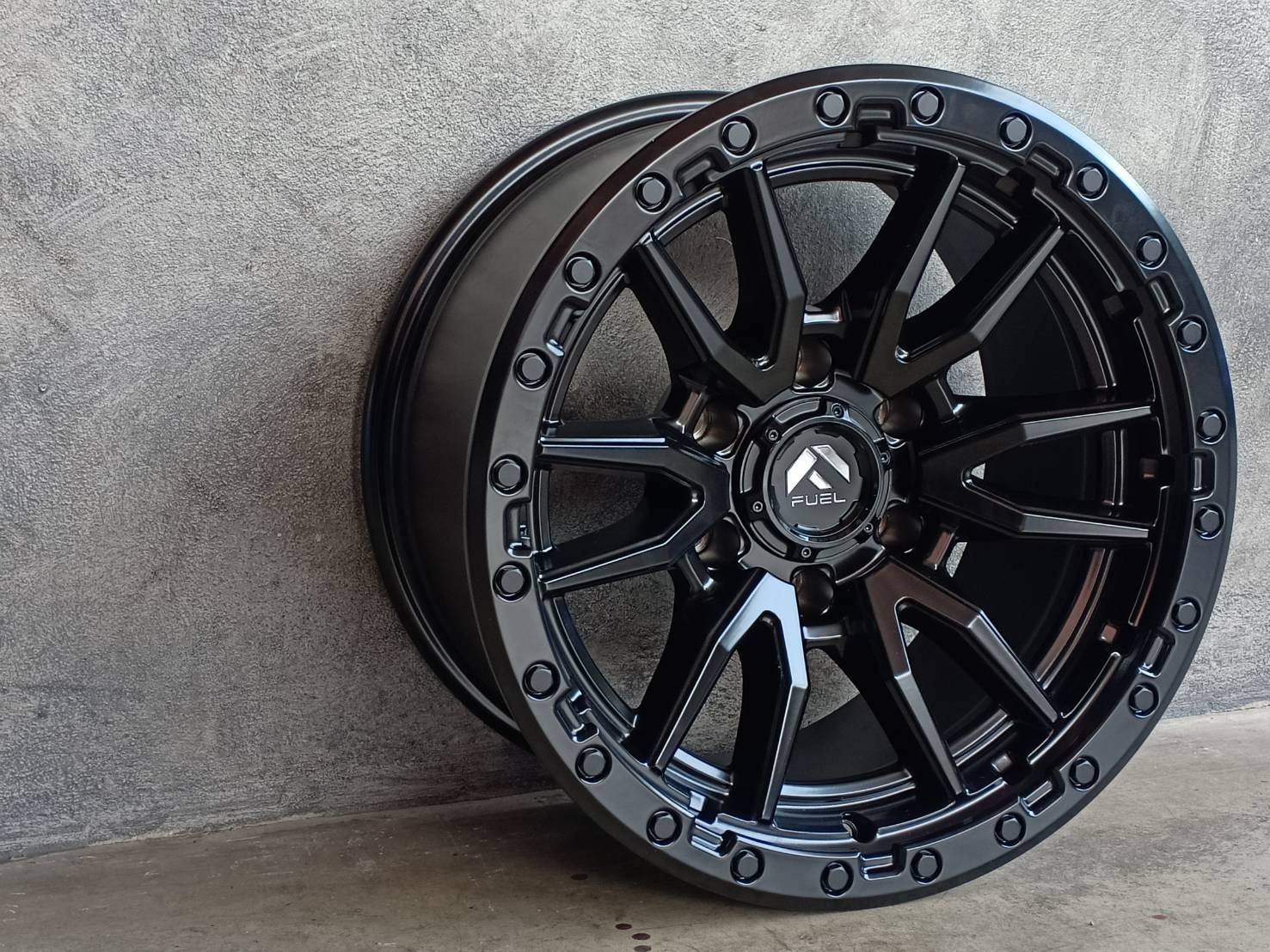 FUEL-REBEL 17X9 6X139.7 -12 106.1 MATTE BLACK