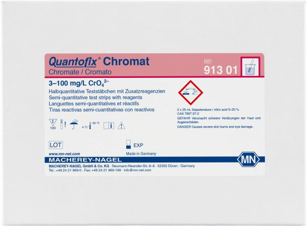 QUANTOFIX® Chromate 91301 กระดาษทดสอบโครเมต
