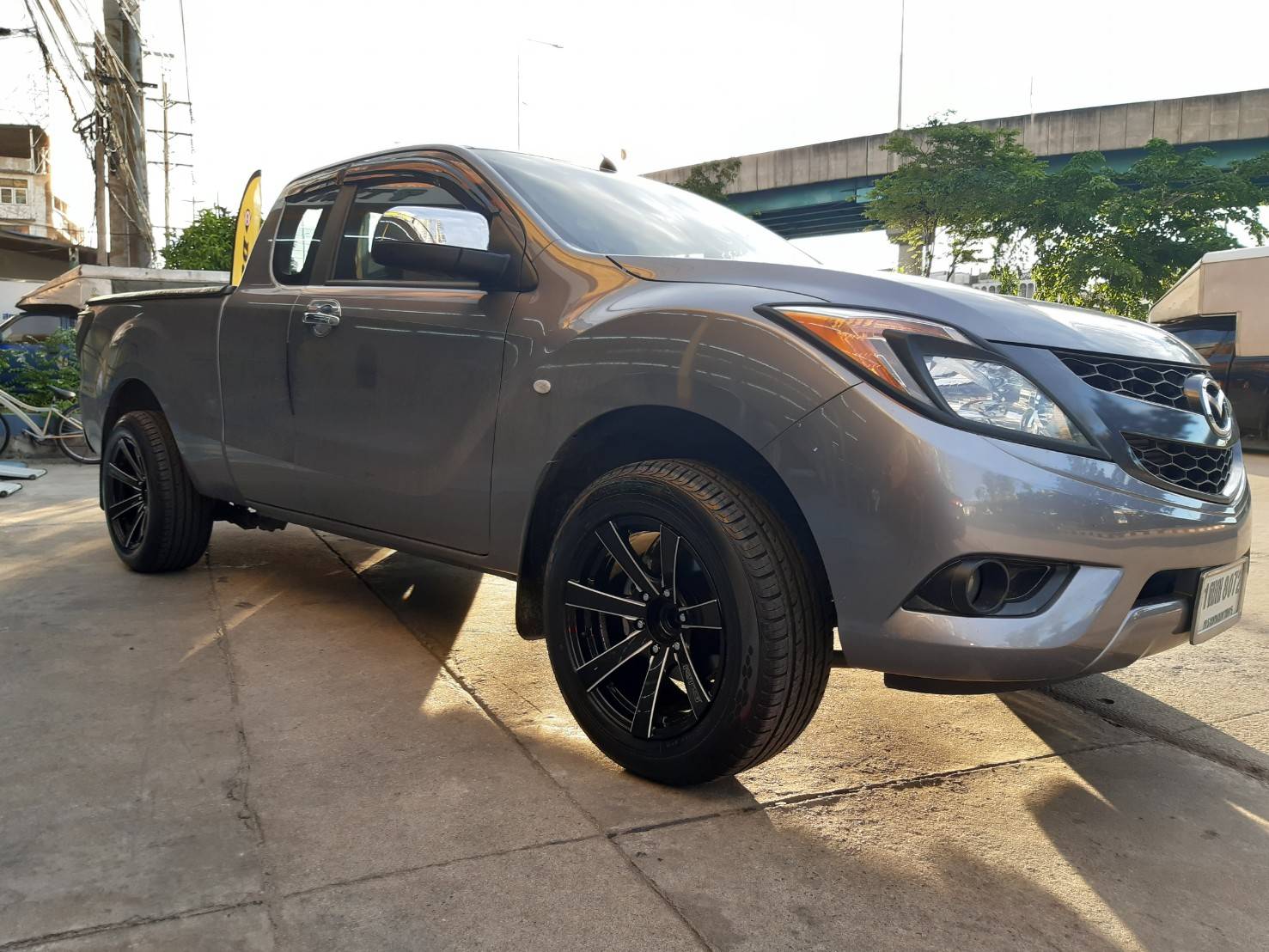 ล้อแท้ LENSO RTG ขอบ18พร้อมยางFALKEN ราคาถูก