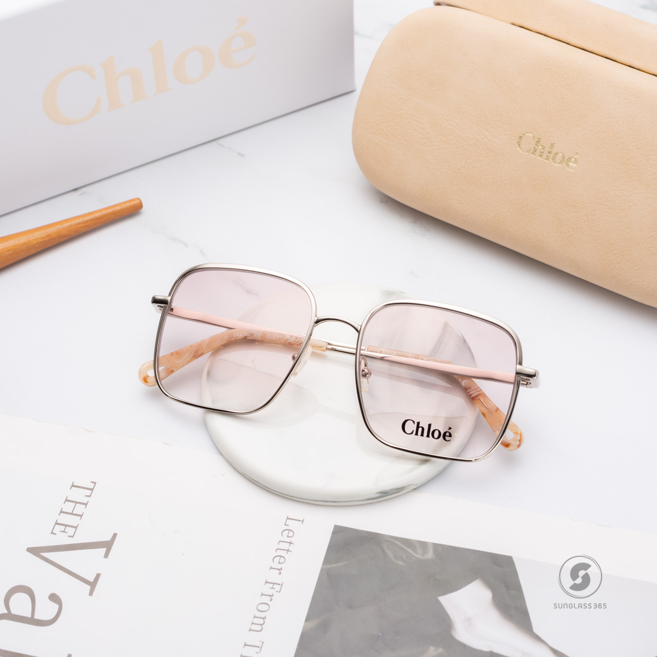กรอบแว่น Chloé CE2160 906 Plate Gold
