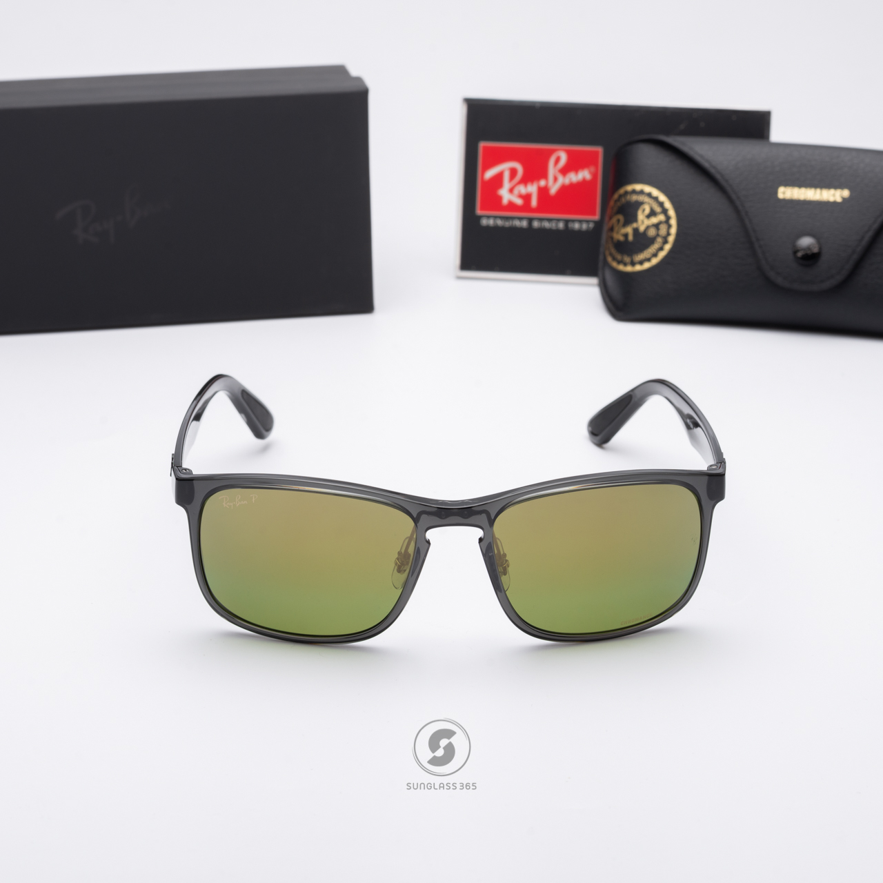 Ray-Ban RB4264 876/6O SHINY GREY Green Chomance Polarized