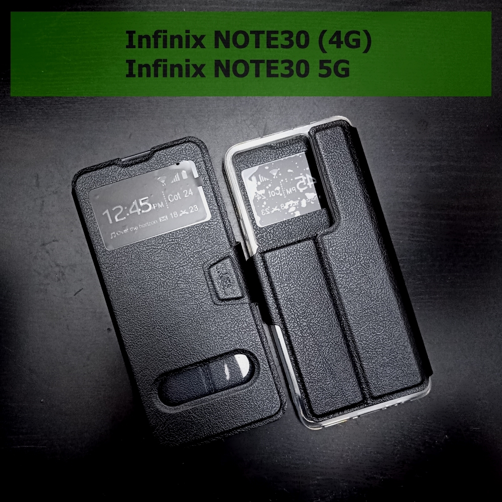 เคส Infinix NOTE 30 (4G) , NOTE 30 5G - เคสฝาพับ อินฟินิกซ์ โชว์เบอร์ วางตั้งได้