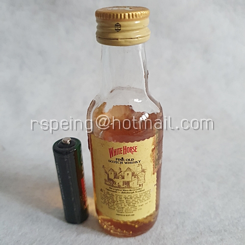 เหล้าขวดเล็ก เหล้าแท้ขวดแก้ว White Horse Fine Old Scotch Whisky