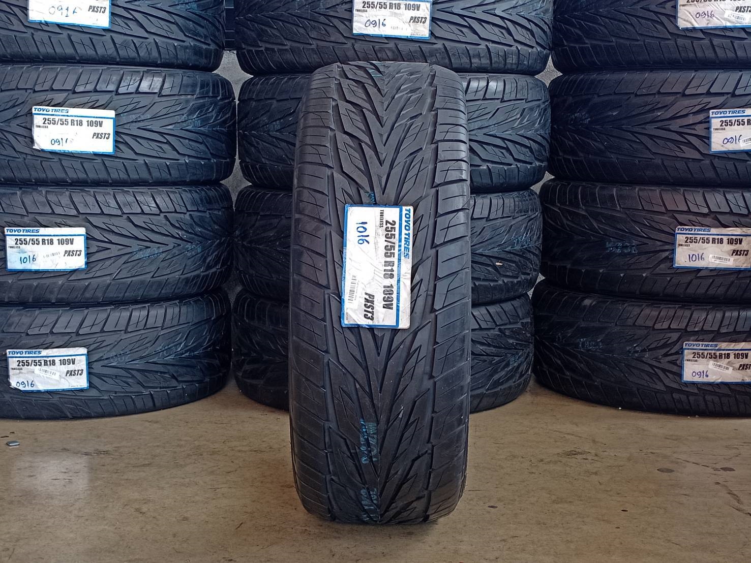 ยางใหม่ TOYO ST3 255/55-18 เส้น 2250 ปกติ 7500