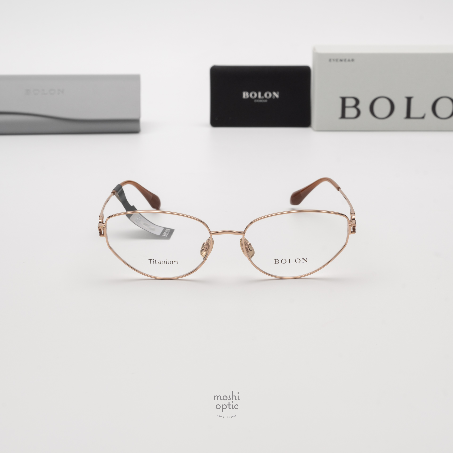 แว่นสายตา BOLON รุ่น STOCKHOLM BA7050 B30 Rose gold