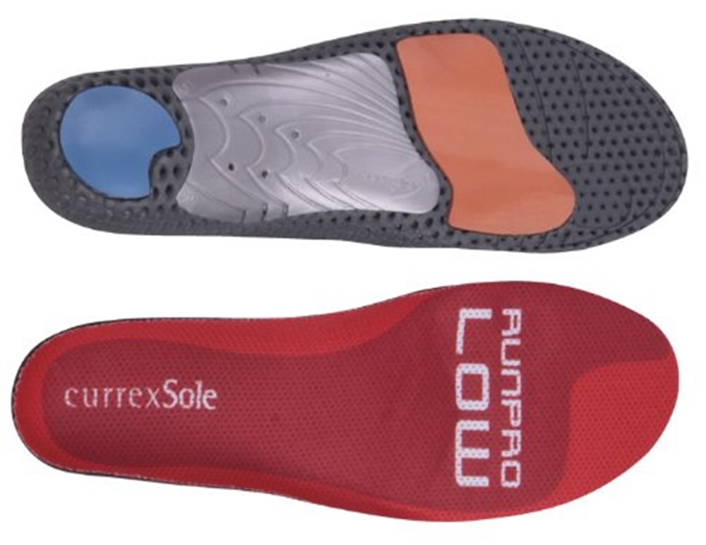 CurrexSole แผ่นรองรองเท้า RunPro สีแดง แบบ Low
