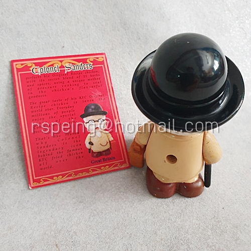 ฟิกเกอร์ Colonel Sanders The Legendary Chicken Expert ชุดนานาชาติ : อังกฤษ