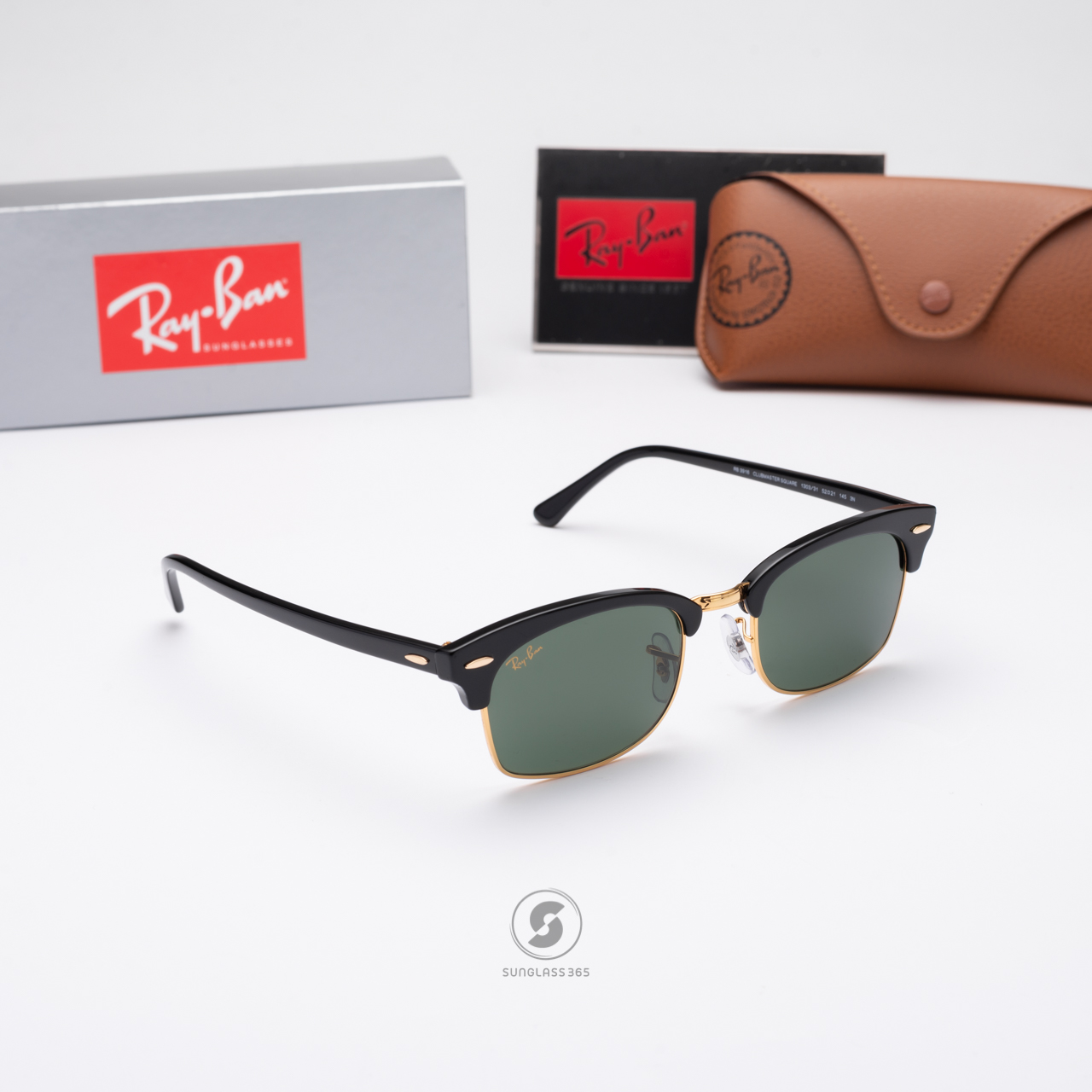 Ray Ban Clubmaster Square RB3916 1303/31 Black