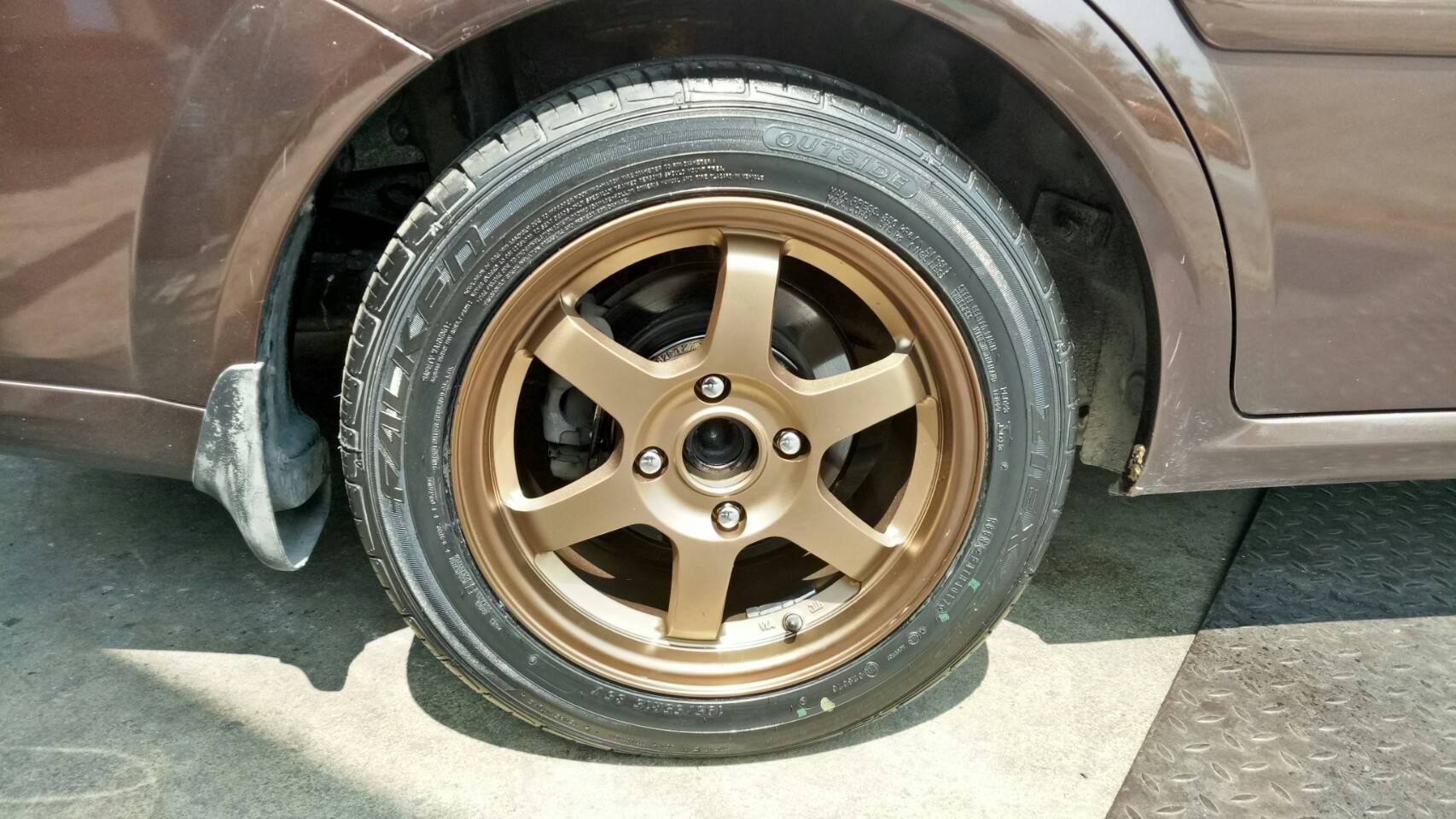 ล้อใหม่ TE37 ขอบ15 ใส่รู 4รู114