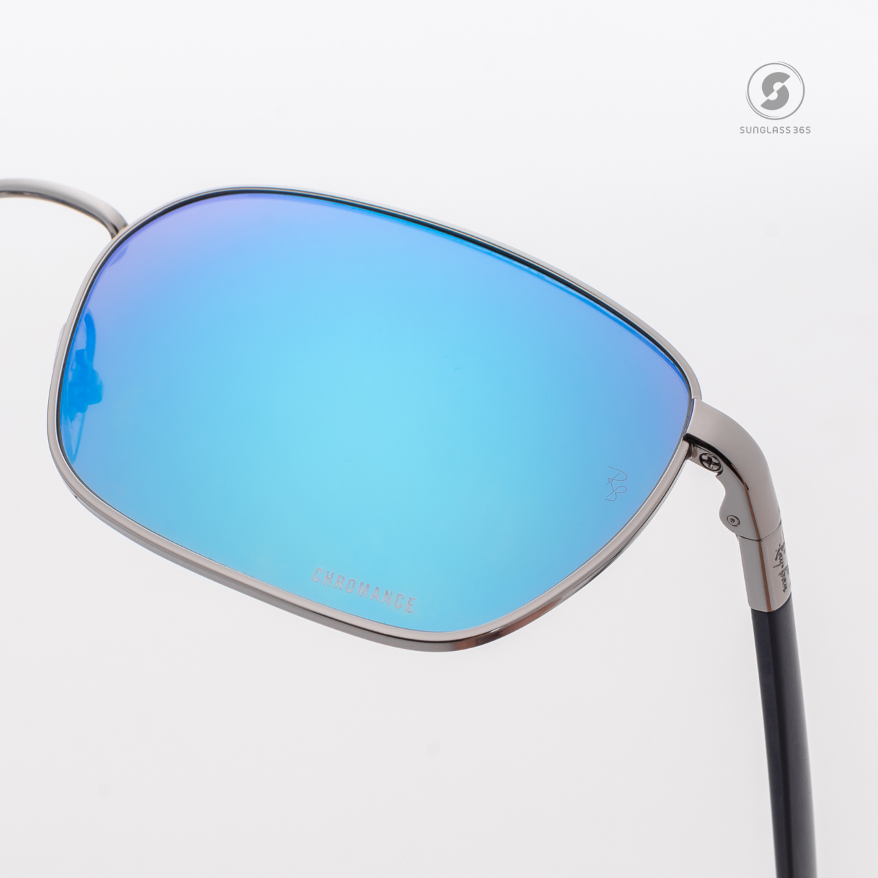 Ray Ban RB3684CH 004/4L Gunmetal Grey Blue Chromance Polarized