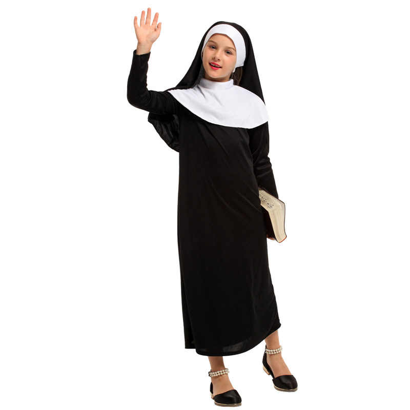 ชุดบาทหลวงเด็ก ชุดแม่ชีเด็ก เดอะนันเด็ก ชุดอาชีพเด็ก Priest The Nun