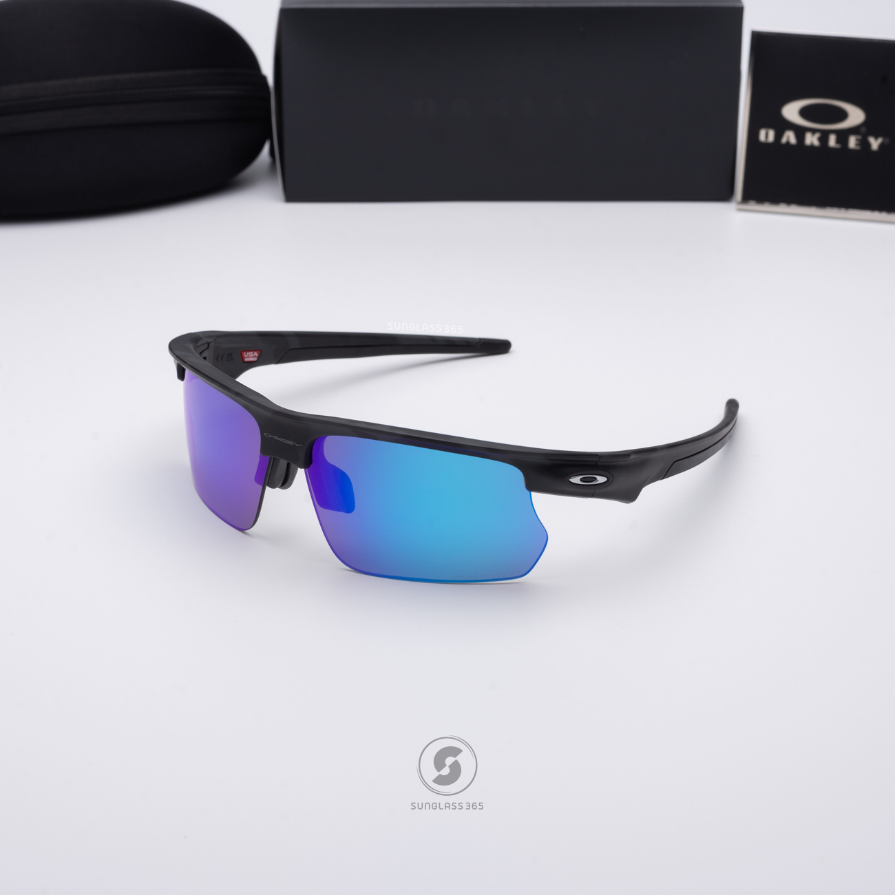 OAKLEY Bisphaera OO9400-05 Matte Grey Camo Prizm Sapphire Polarized