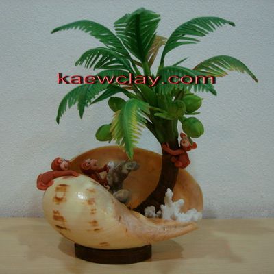 ต้นมะพร้าว ขนาดกลาง (Medium coconut tree)