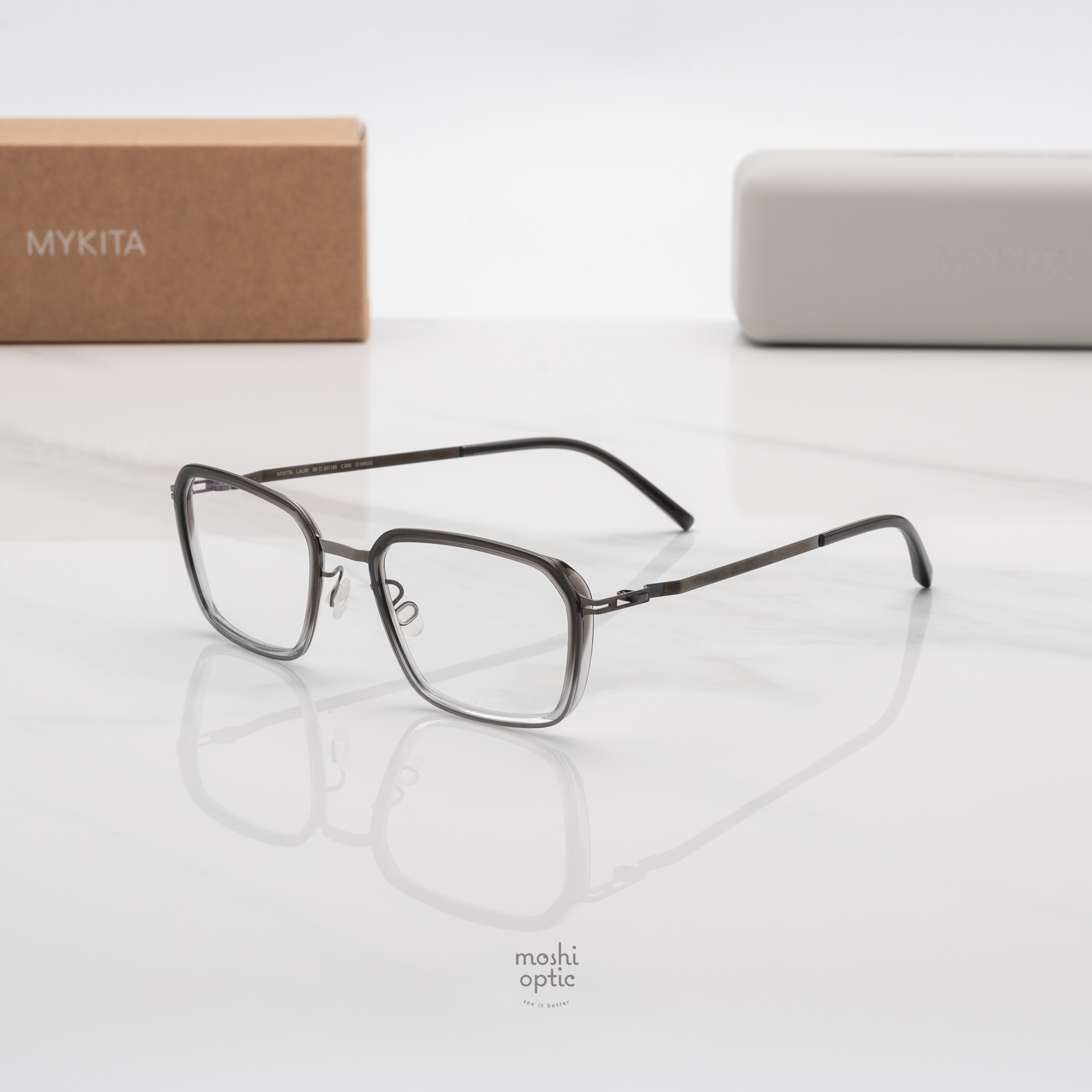 แว่นสายตา MYKITA LAURI A54 Shiny Graphite Grey Gradient