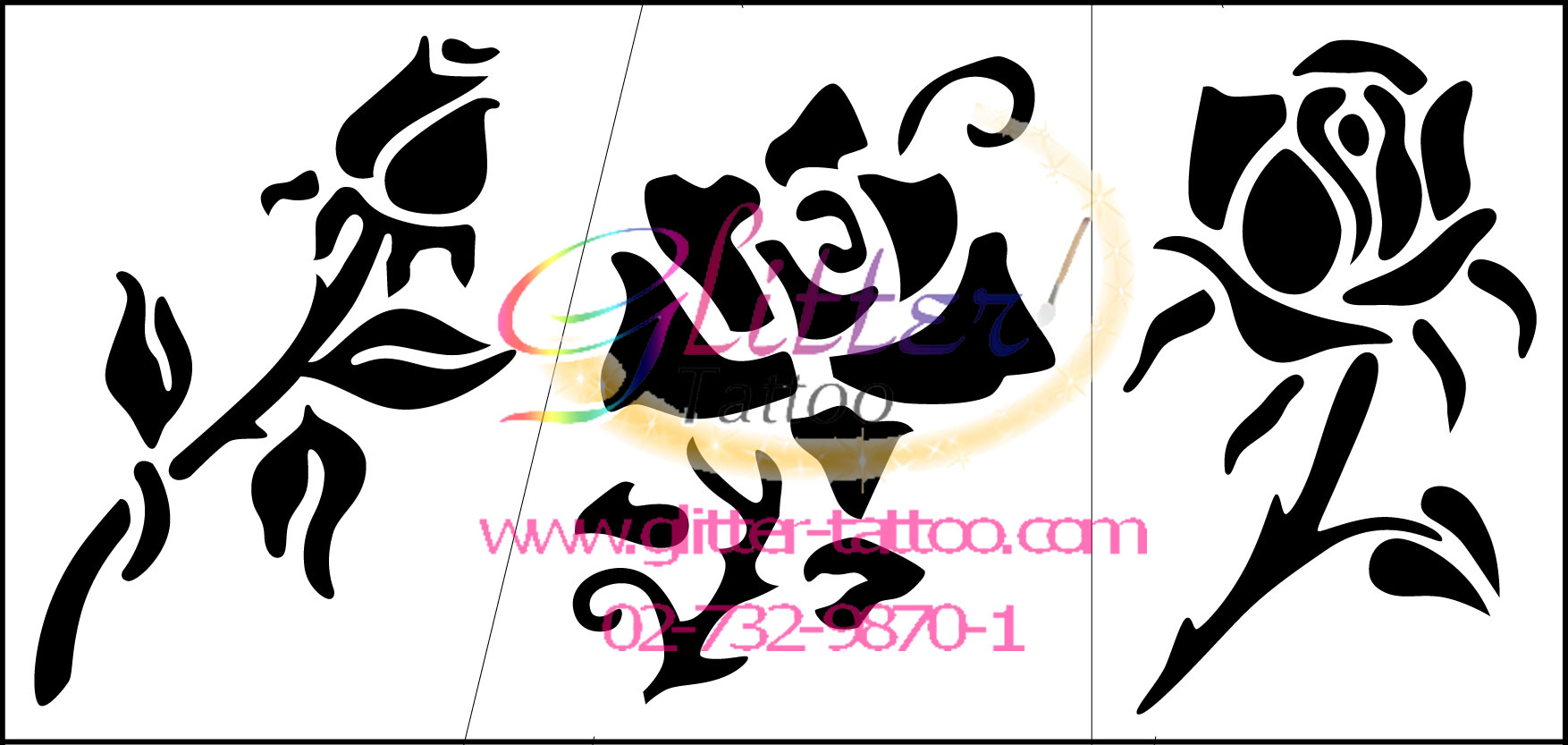 แบบลายกุหลาบ 2 (ชุด)