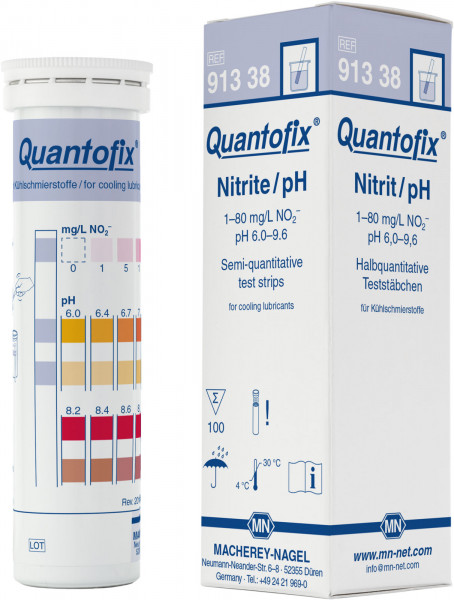 QUANTOFIX® Nitrite/pH 91338 กระดาษทดสอบไนไตรท์,กรด-ด่าง