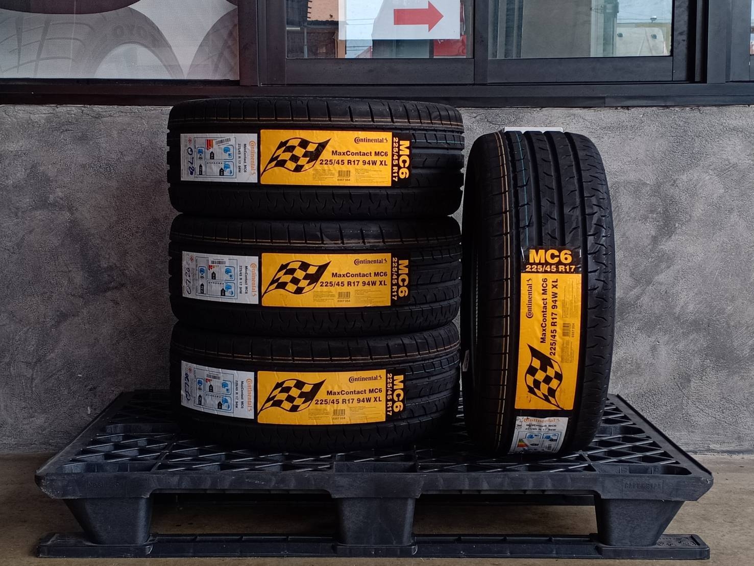 CONTINENTAL CONTACT MC6 225/45R17 ปี20