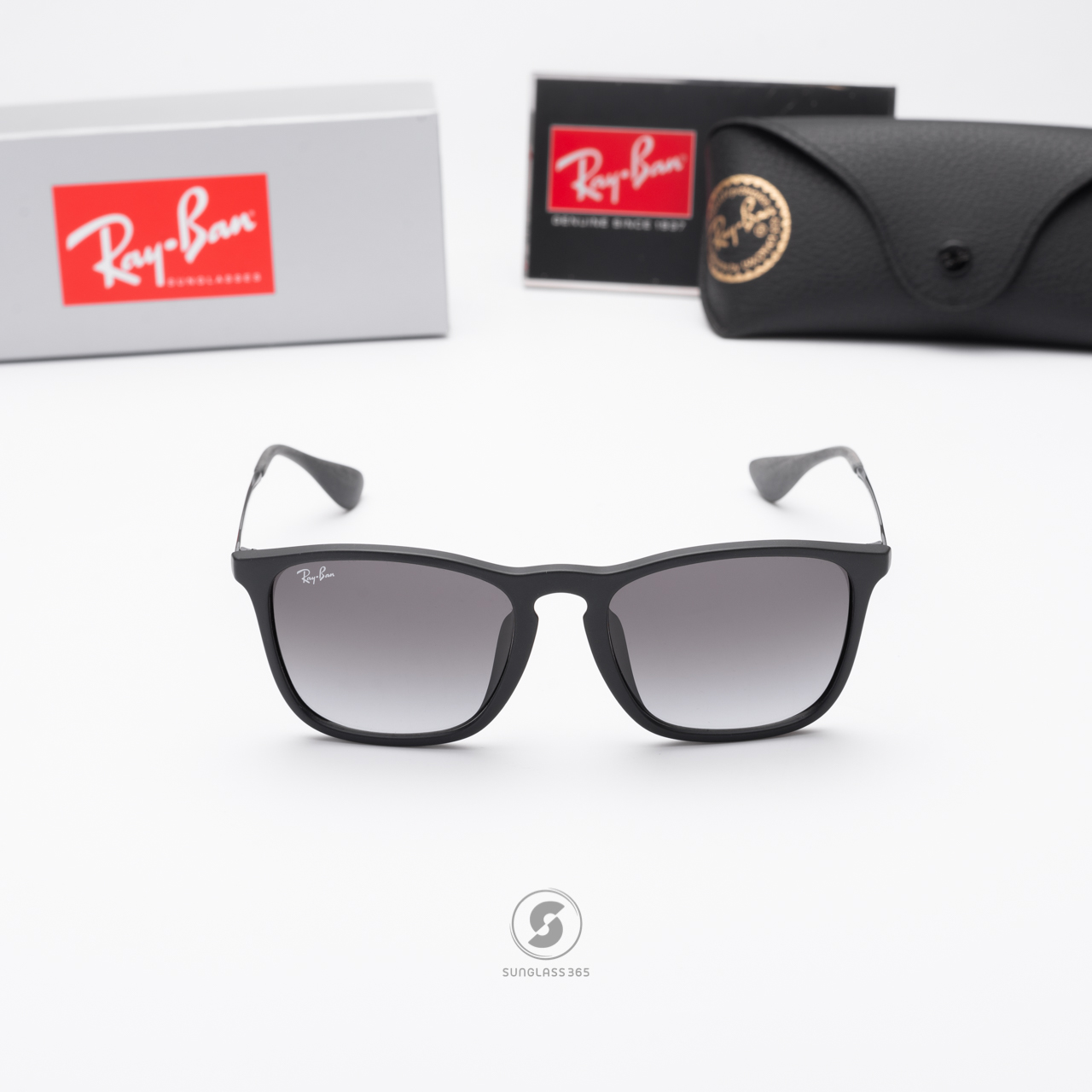 Ray Ban Chris RB4187F 622/8G Black Frame/Gray Gradient Lens