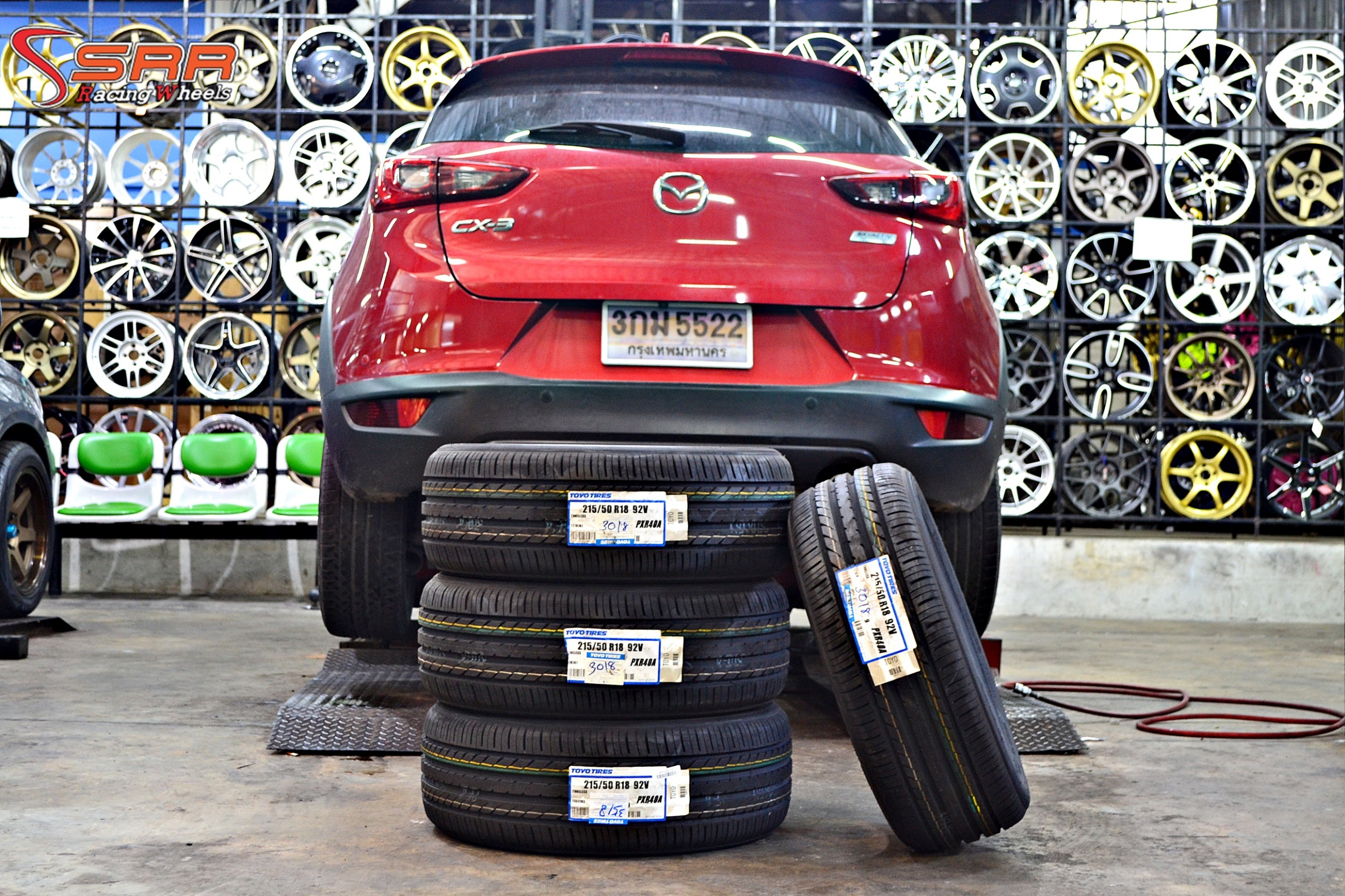 ยางใหม่ TOYO R40A 215/50-18 ยางสำหรับ MAZDA CX3