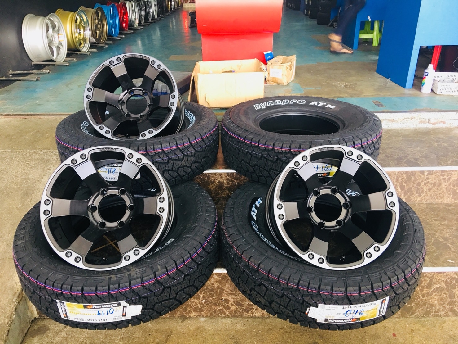 ล้อ PARODI ROAR ขอบย16 ยาง HANKOOK