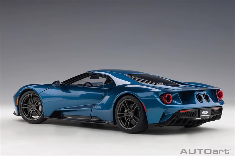 พรีออเดอร์ โมเดลรถ โมเดลรถยนต์ Autoart Ford GT 2015 น้ำเงิน 2