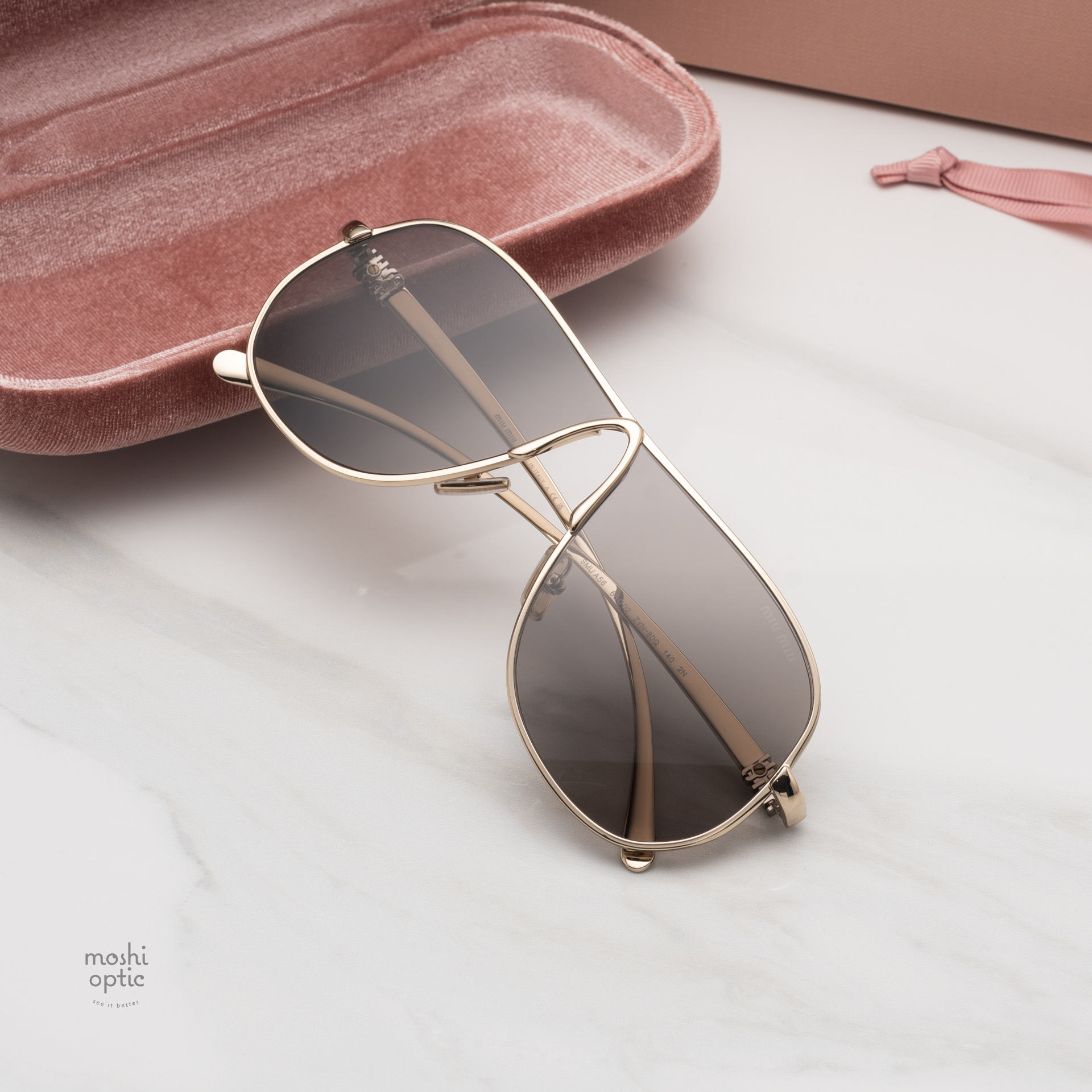 แว่นกันแดด Miu Miu MUA56S ZVN80Q