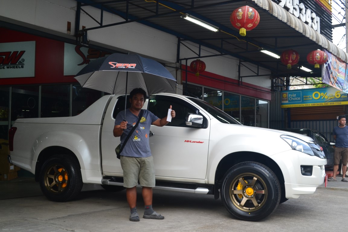 TE37SUV หยอดแดง ขอบ18 พร้อมยาง ลดราคา