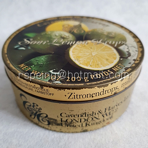 กล่องลูกอม Cavendish & Harvey Sour Lemon Drops