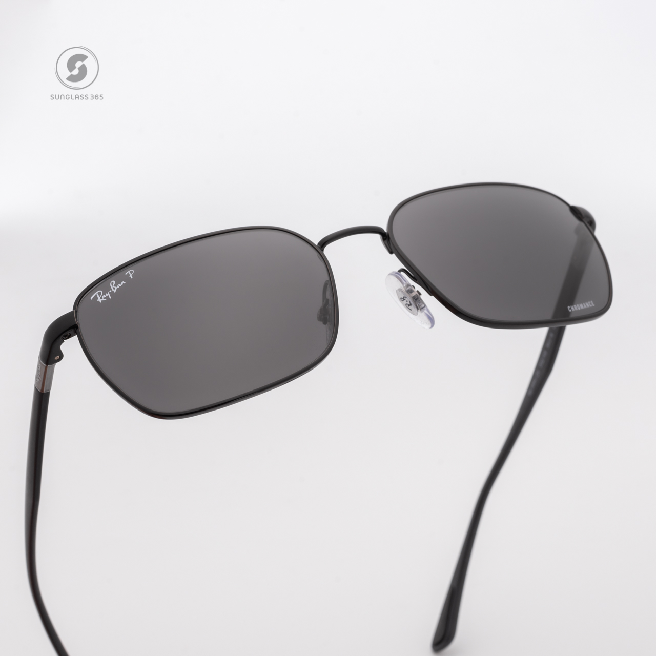 Ray Ban RB3684CH 002/K8 Black Dark Grey Chromance Polarized