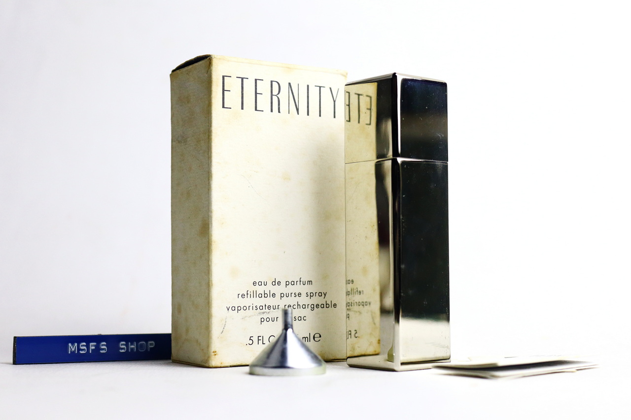 [Vintage] 🌟 Calvin Klein ETERNITY EDP Refillable Purse Spray 15ml - น้ำหอม Vintage