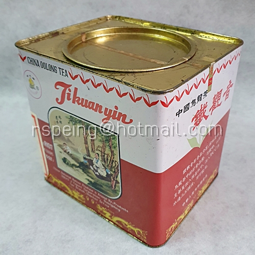 กล่องใส่ใบชาจีน China Oolong Tea Tikuan yin