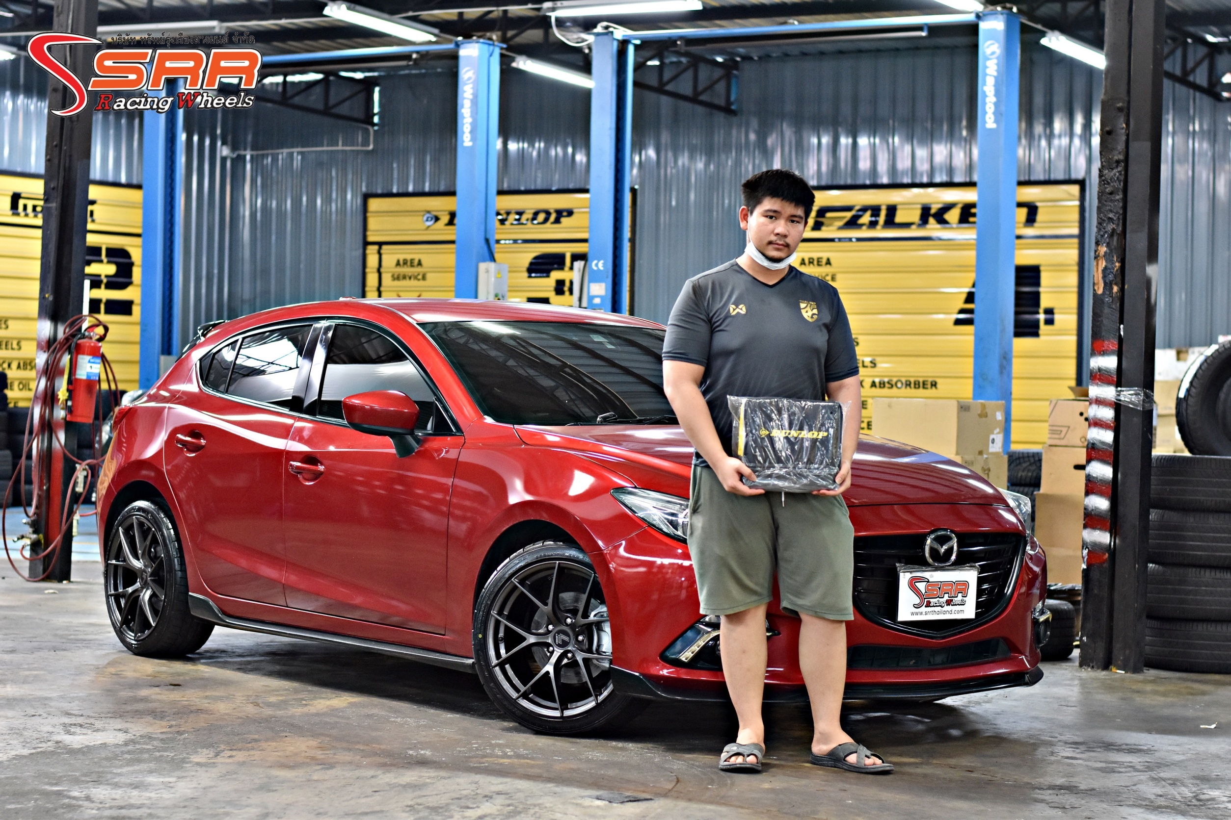 ล้อแท้ LENSO JAGER-DYNA ขอบ18 กว้าง8.5 PCD 5x114.3 offset+35