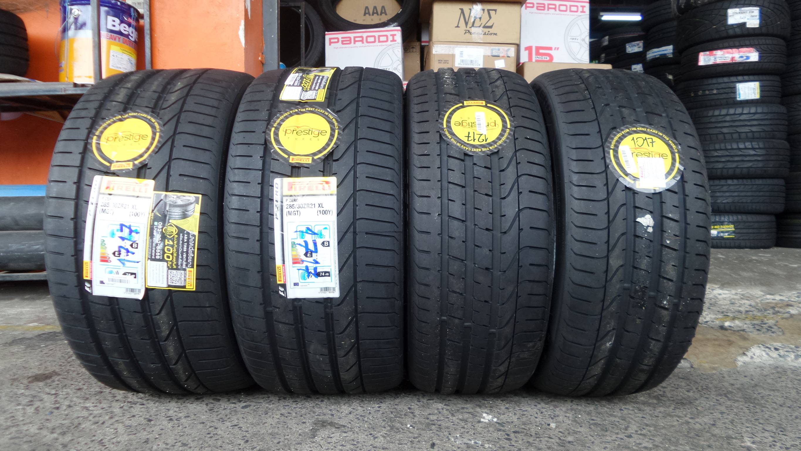 PIRELLI ZERO 285/30-21 เส้น 21000 ปี17