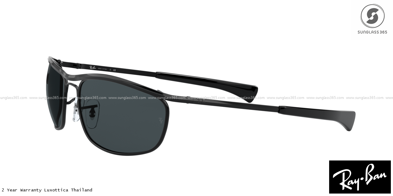 RayBan RB3119M Olypian I deluxe 002/R5 Black/Blue