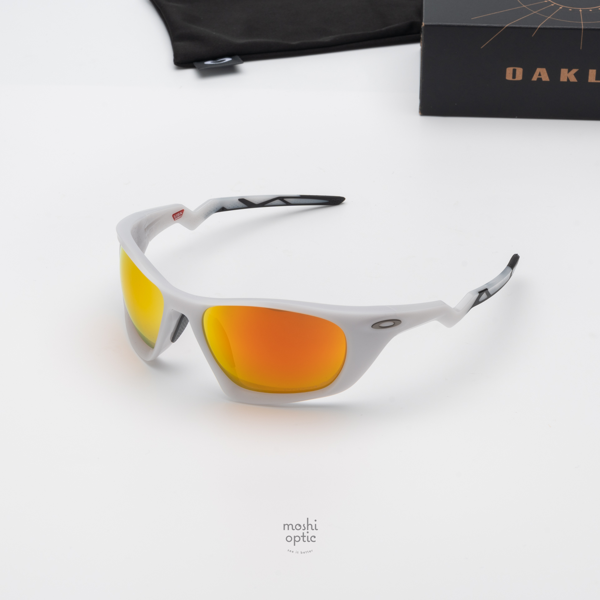 OAKLEY Lateralis OO9431-10 Matte Vapor Prizm Ruby Polarized