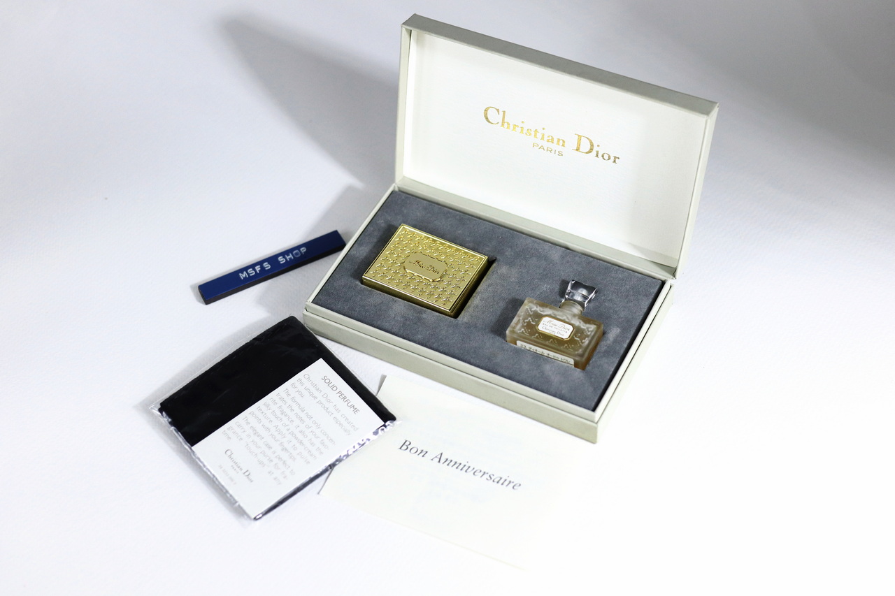 [Vintage] Christian Dior Miss Dior Solid Perfum Set 1.3g + 5ml - น้ำหอม Vintage