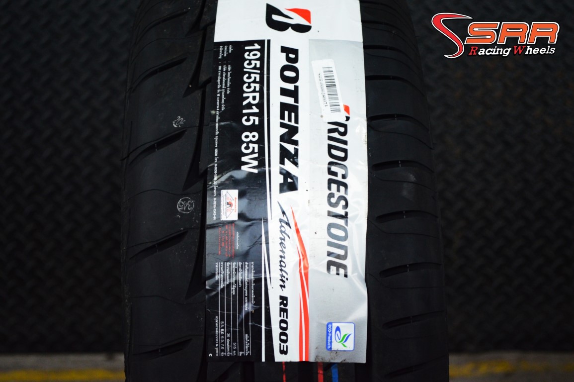 ยางเข้ามาใหม่ BRIDGESTONE RE003 195/55-15 ปี18 ราคาพิเศษ